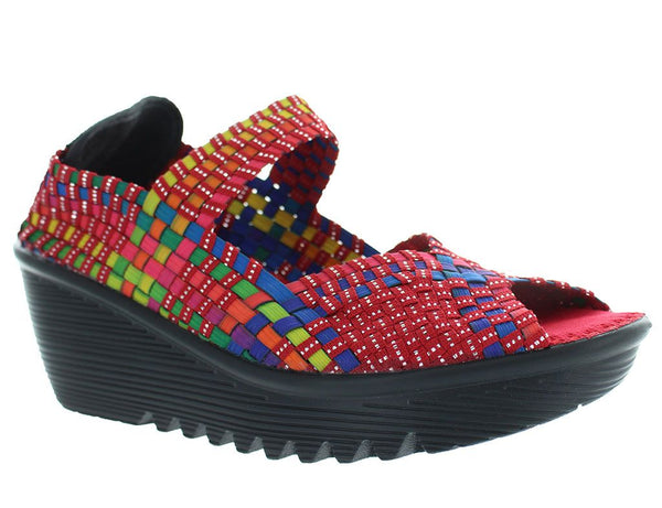 Bernie Mev Women's Halle Open Toe Mary Jane Wedge