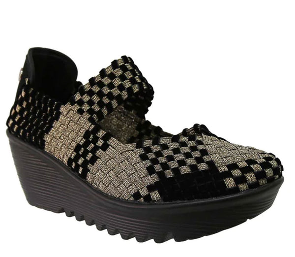 Bernie Mev Women's Lulia Mary Jane Wedge