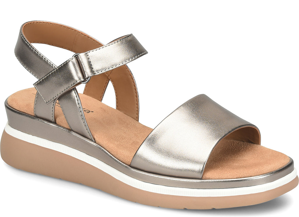 Comfortiva Women's Ash Sporty Slingback Wedge Sandal