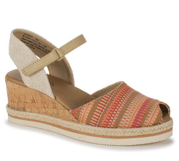 Baretraps Women's Acadia Peep Toe Wedge Sandal