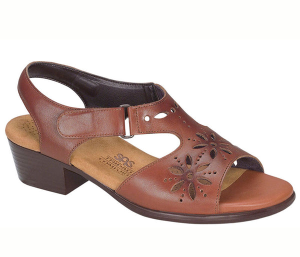 SAS Women's Sunburst Heel Strap Sandal