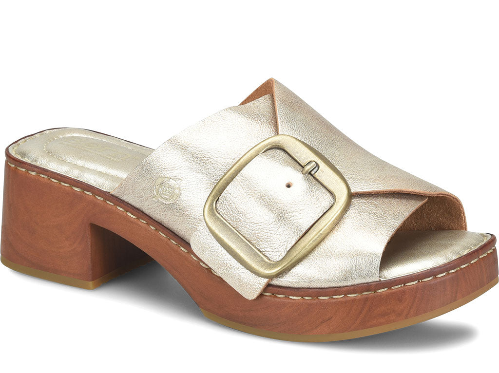 Born Women's Bangle Slide Heeled Sandals