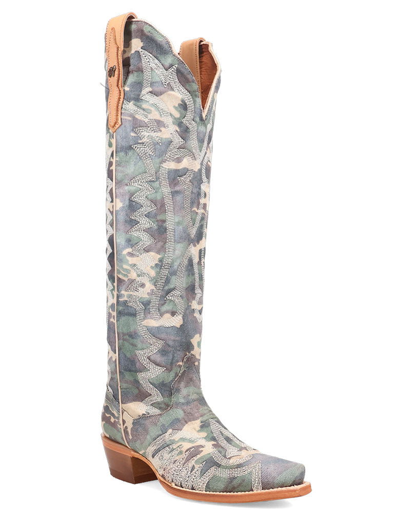 Dan Post Women's Camo Darlin' Tall Western Boot