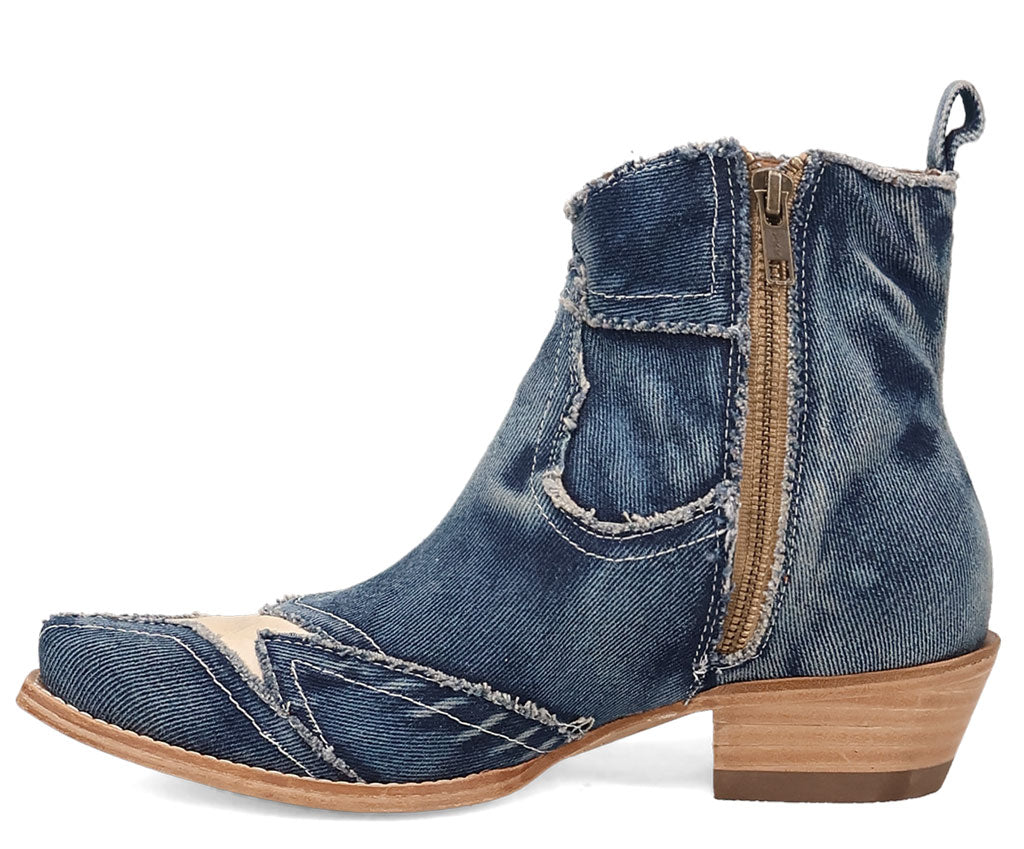 Dan Post Women's Stardust Western Denim Bootie