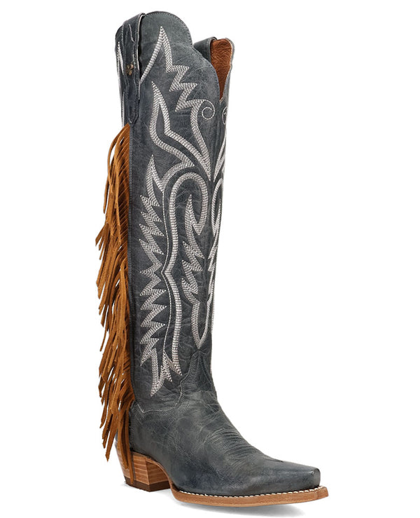 Dan Post Women's Prairie Dancer Tall Fringe Western Boot
