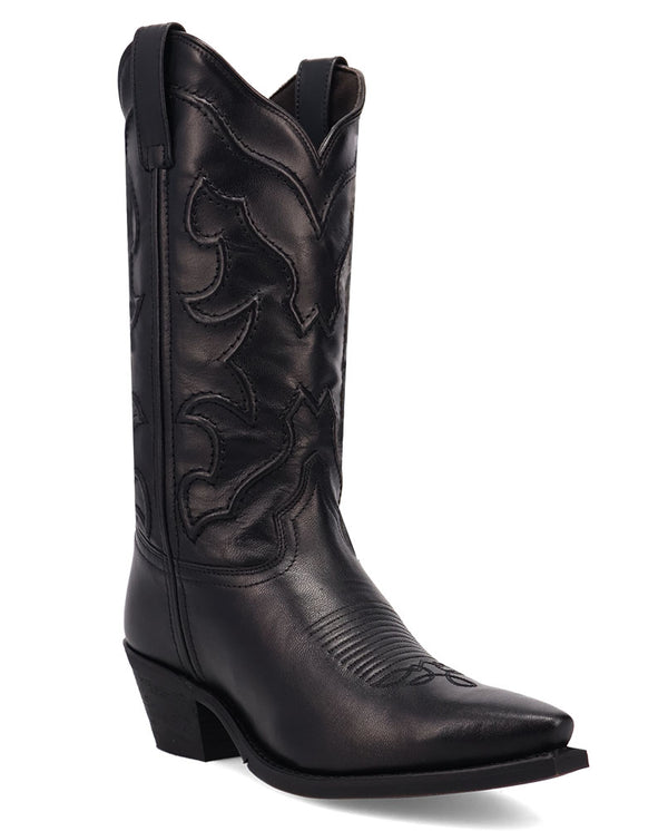 Laredo Women's Reva Distressed Western Wide Calf Boot