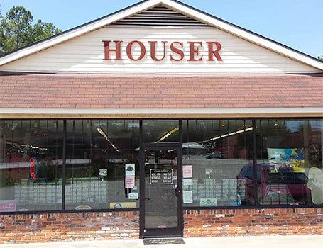 Exterior of the Houser Shoes store in Greenwood.