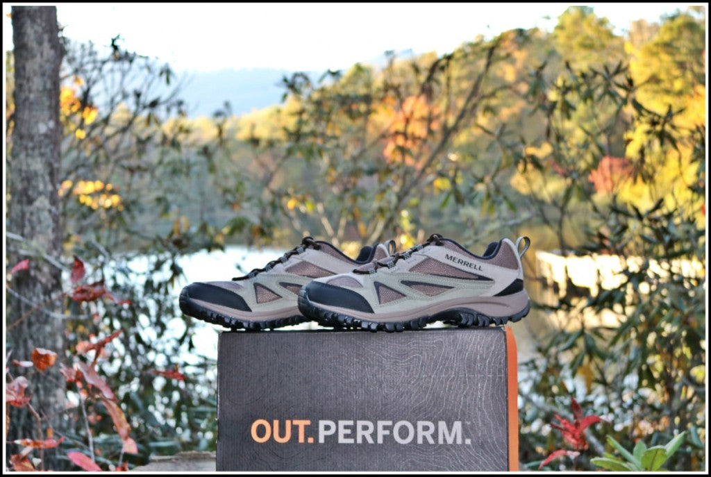 Merrell Shoes at Lake Powhatan in Asheville NC