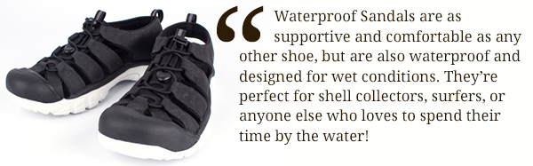 Waterproof Sandals Quote