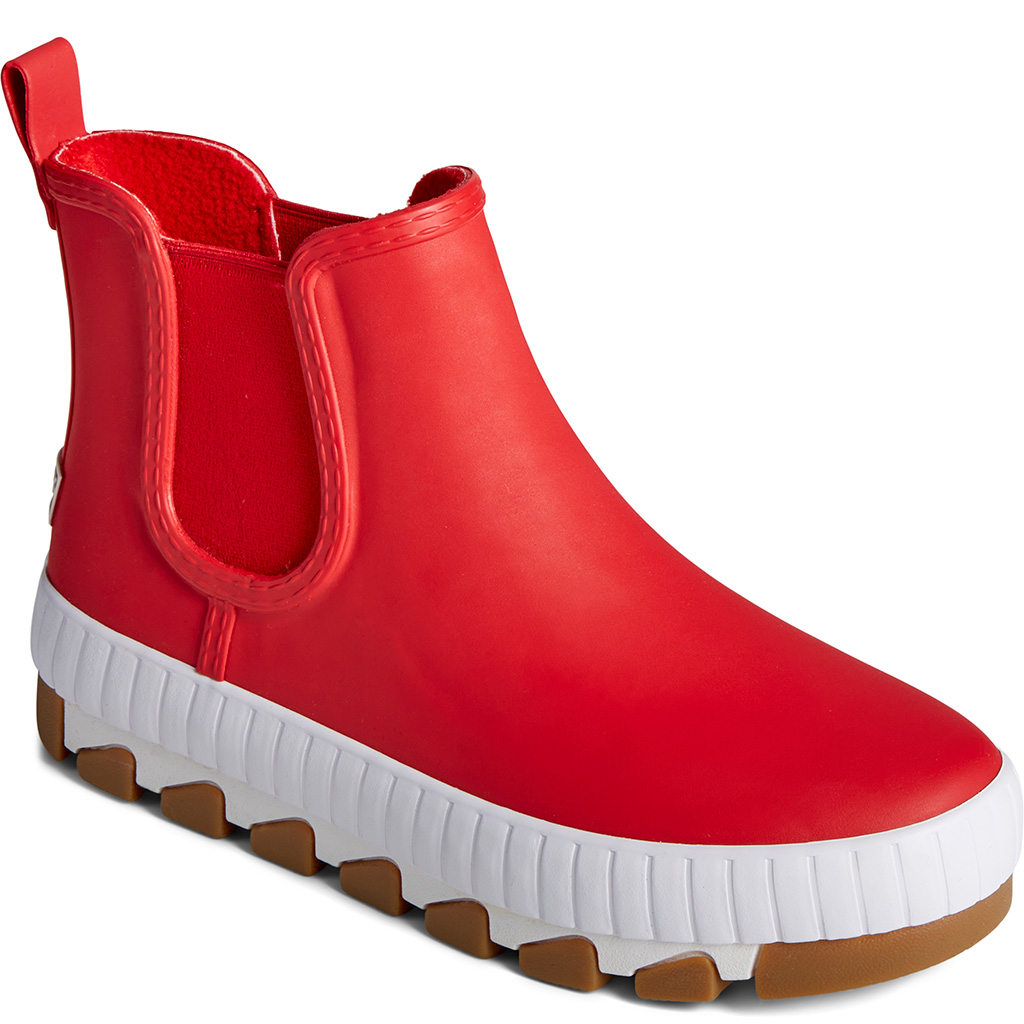 Sperry Women'S Torrent Chelsea Rain Boot Red | EBay