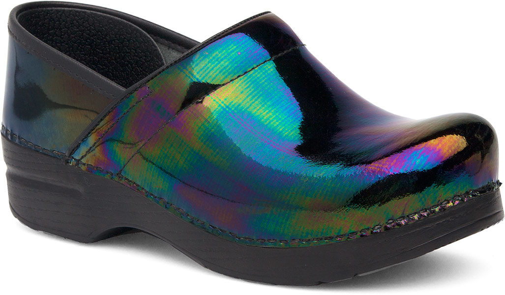 Dansko professional petrol patent sale leather clog