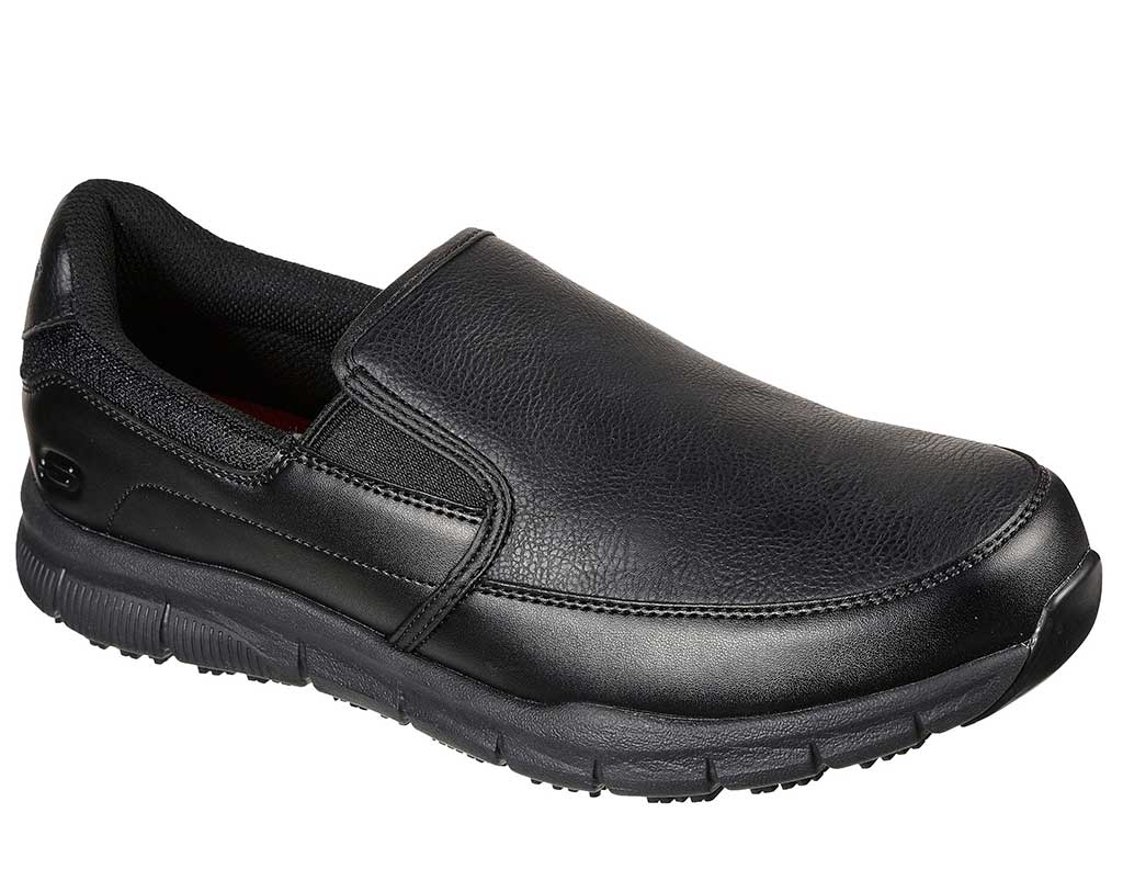 greenhouse two weeks Interesting Skechers Work Relax Fit nampa-Groton Sr Black Blk Mens Sporty Shoes Size  11.5W for sale online | eBay