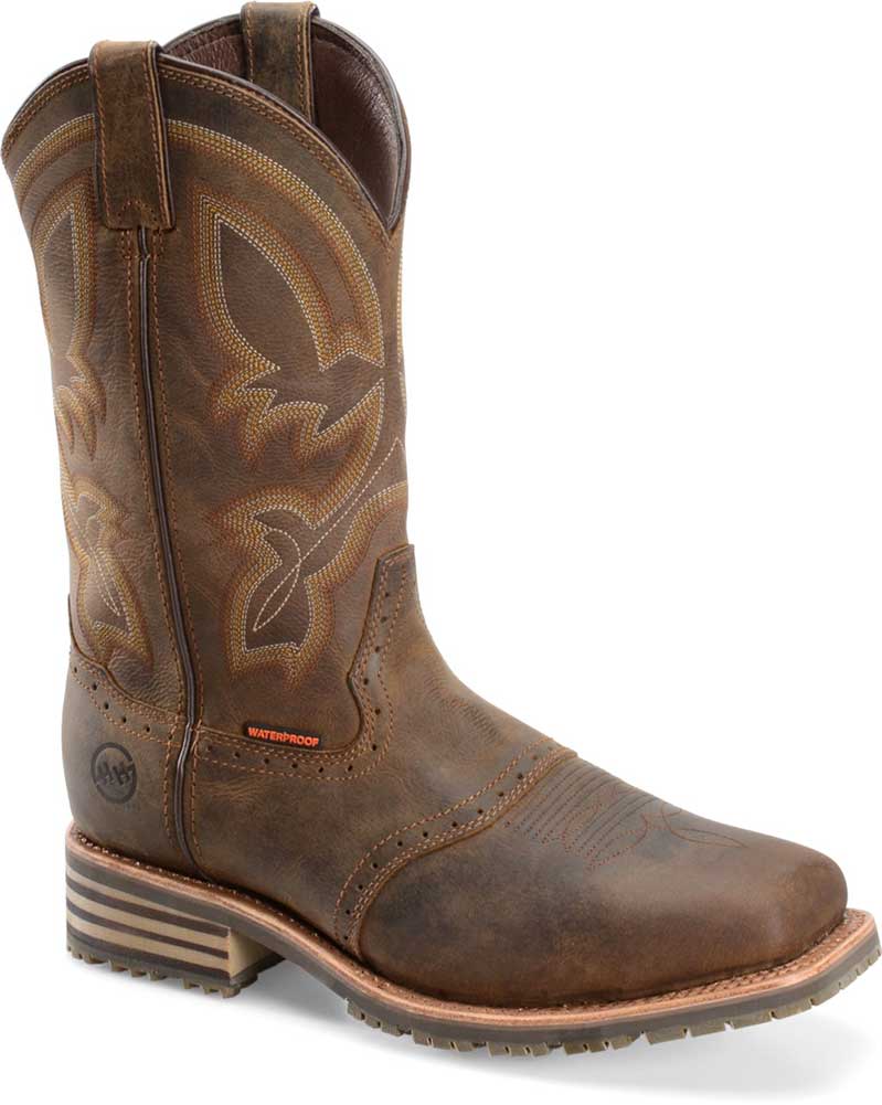 Pre-owned Double-h Boots Double H Men's Jeyden Light Brown