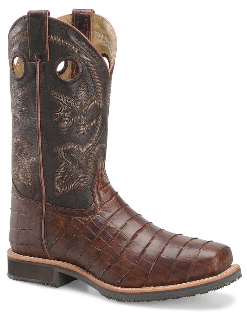 Pre-owned Double-h Boots Double H Men's 12 Inch Wayne St Brown
