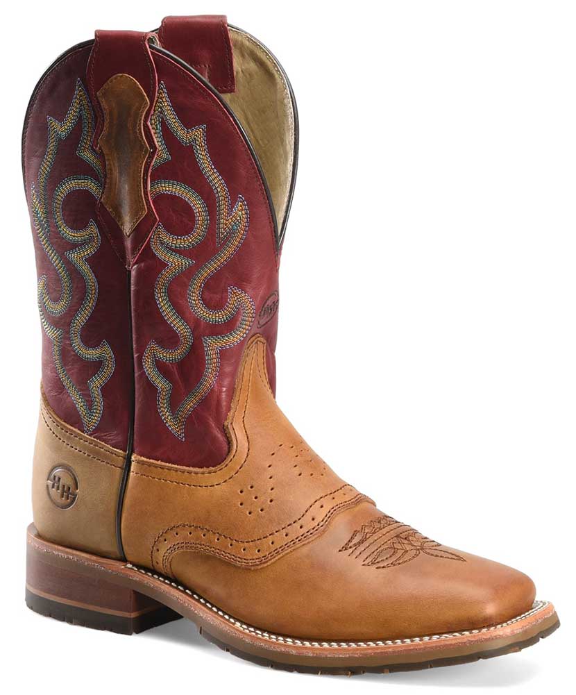 Pre-owned Double-h Boots Double H Men's 11 Inch Odie Red