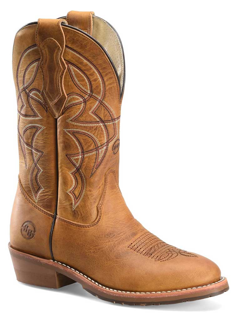Pre-owned Double-h Boots Double H Men&amp;039;s 11 Inch Toscosa Dark Brown