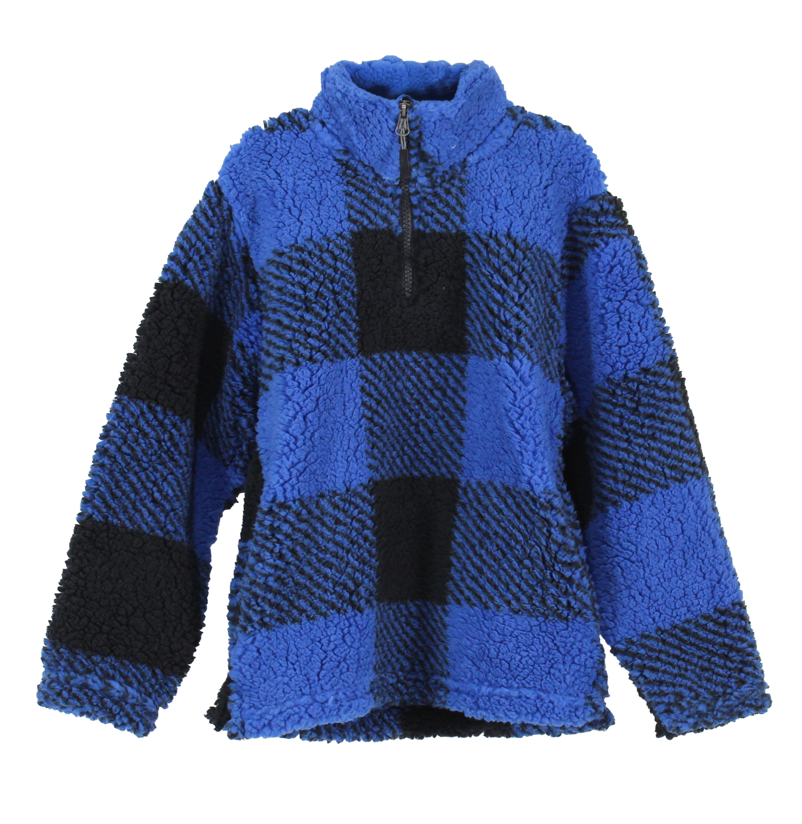 Canyon Guide Kids 1/4 Zip Pullover Blue Black