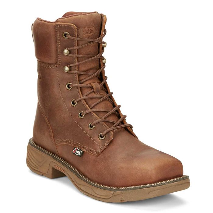 Justin Men s Rush Lacer Work Boots Nano Composite Toe