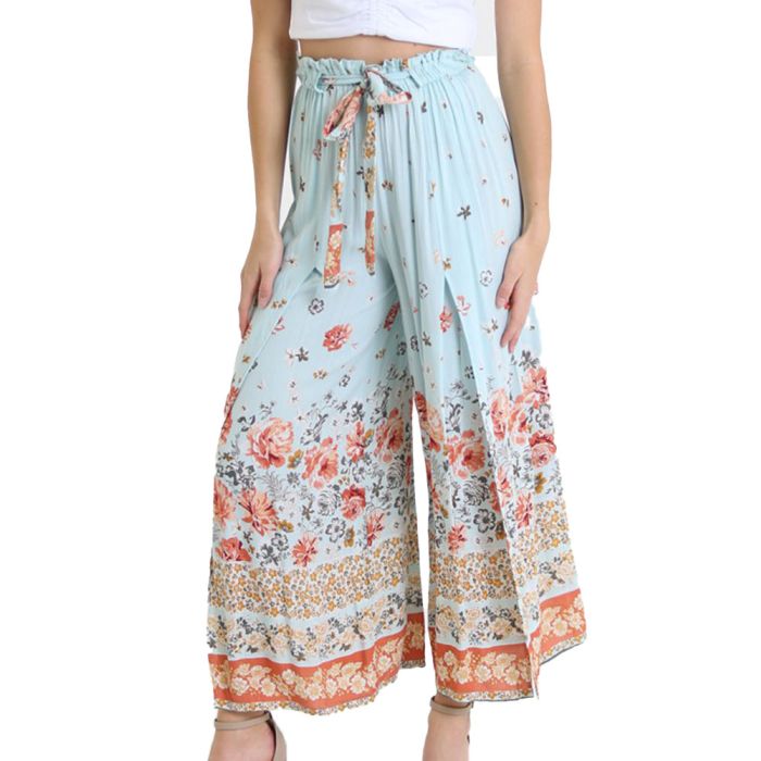 Angie Clothing Wide Leg Pants Glacier