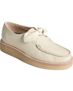 Sperry Women's Captain's Crepe Bow Oxford Ivory