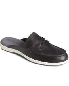 Sperry Women's Mulfish Leather Boat Shoe Black