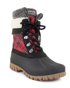 Cougar Women's Creek Duck Boot Red Plaid