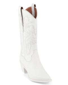 Jeffrey Campbell Women's Dagget Western Boot White