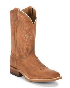 Justin Men's Austin 11 Inch Western Boot Distressed Cognac