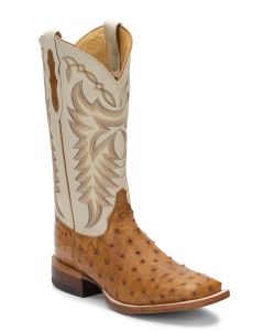 Justin Men's Pascoe 13 Inch Western Boot Antique Saddle