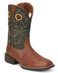 Justin Men's Bowline 11 Inch Western Boot Whiskey