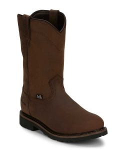 Justin Men's Drywall 10 Inch WP Work Boot Whiskey