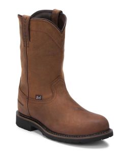 Justin Men's Drywall 10 Inch ST WP Work Boot Whiskey