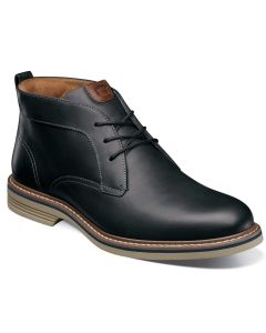 Florsheim Men's Norwalk Plain Toe Chukka Boot Black