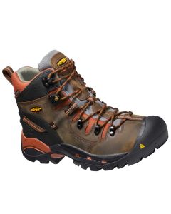 KEEN Utility Men's Pittsburgh WP Soft Toe Cascade Brown Bombay Brown
