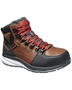 KEEN Utility Men's Red Hook Mid WP Carbon Toe Tobacco Black