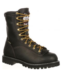 Georgia Boot Men's 8 Inch WP Lace-To-Toe Gore-Tex 200G Insulated Black