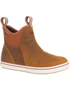 XTRATUF Men's 6 Inch Leather Ankle Deck Boot Orange