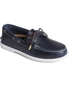 Sperry Men's Authentic Original 2-Eye Pull Up Leather Navy
