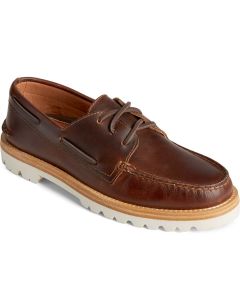 Sperry Men's A/O 3-Eye Vibram Core Leather Brown