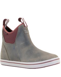 XTRATUF Men's 6 Inch Leather Ankle Deck Boot Grey