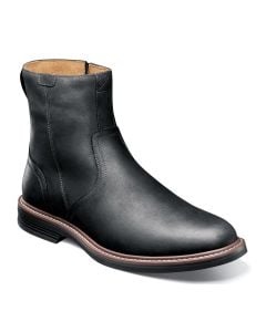 Florsheim Men's Norwalk Plain Toe Side Zip Boot Black Ch