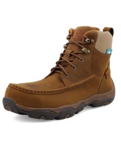 Work Twisted X Men's 6"" Work Hiker Boot Distressed Saddle