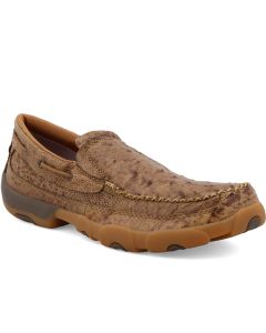 Twisted X Men's Slip-On Driving Moc Bomber Ostrich