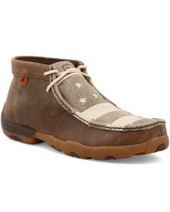 Twisted X Men's Chukka Driving Moc Brown & Ivory