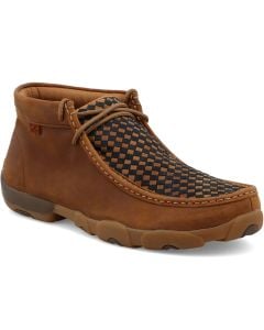 Twisted X Men's Chukka Driving Moc Oiled Saddle & Midnight