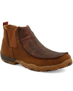 Twisted X Men's 4"" Chelsea Driving Moc Tan & Spice