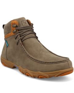 Twisted X Men's Lace-Up Driving Moc Deep Taupe