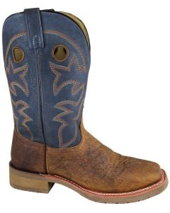 Smoky Mountain Boots Men's Parker Brown Navy