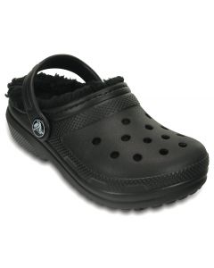 Crocs Kids Classic Lined Clog Black