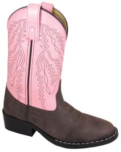 Smoky Mountain Boots Youth Monterey Brown Pink